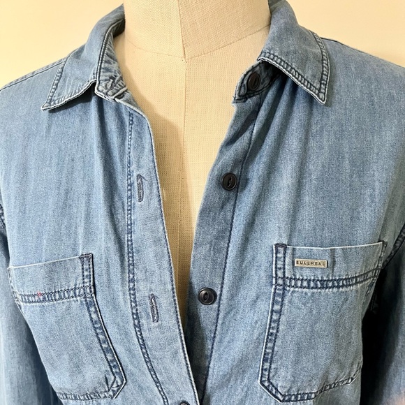 Bullhead Denim Co Chambray Shirt, S - Picture 3 of 3